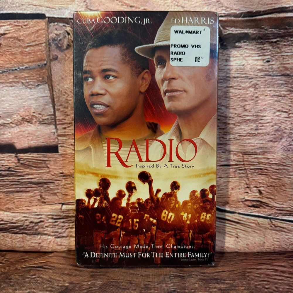 Radio VHS 2003 Promo Tape Cuba Gooding Jr. Ed Harris True Story Drama